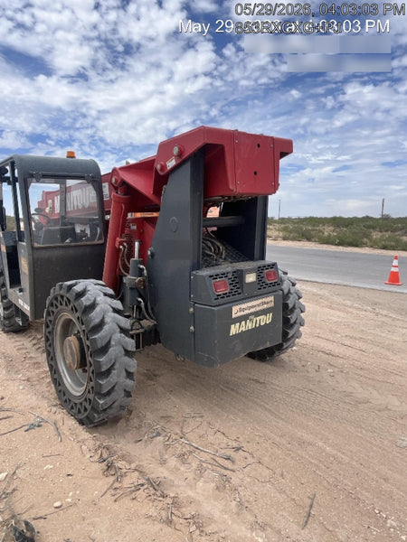 2018 Manitou MTA8044 MTA 8044 - 74 HP T4, Canopy, Worklights/Strobe, Beacon, 66" Carriage, 48" Forks, Solid Tires, Lift Hook, Aux Hydraulics