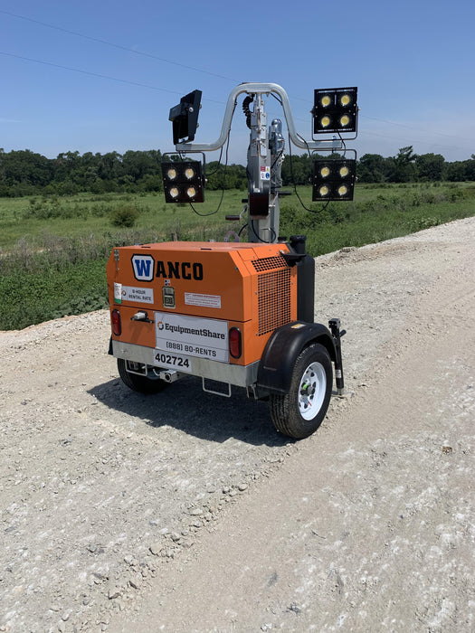 2024 Wanco WLTT-4MM4K Diesel, Deep Sea Controller, Shore Power Plug, Auto Start, (4) 350W LED Floodlights, 4kW Generator, 60 Gal Fuel Tank, 2" Ball, T3