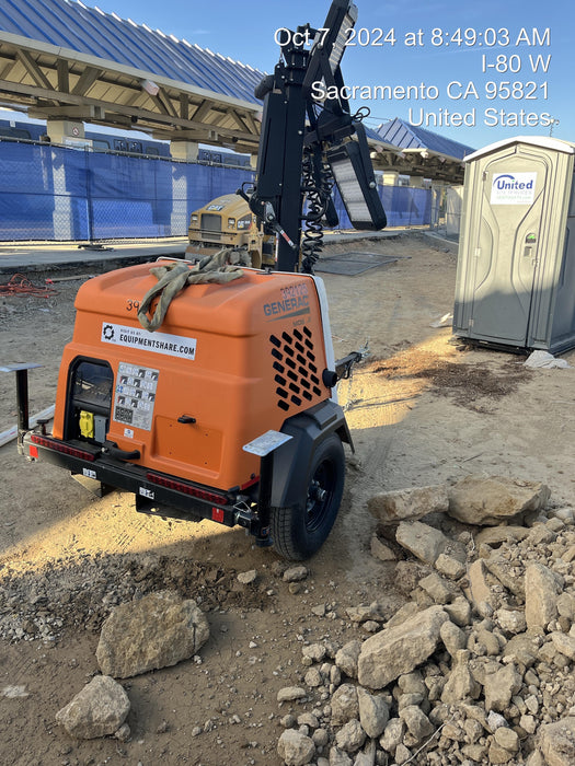 2024 Generac MLT2 Diesel, Flex Switch 120V Input, Powerzone Controller, 
(4) 320W LED Lights, 4kW Generator, 39.9 Gal Fuel Tank, 2" Ball, T3