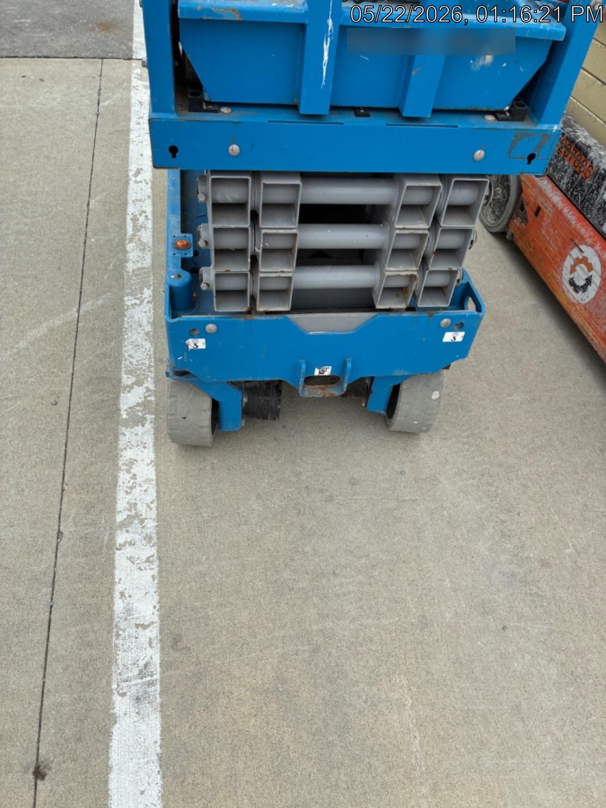 2020 Genie GS-1930 Solid Non Marking Tires, Beacon, Folding rails with half height swing gate