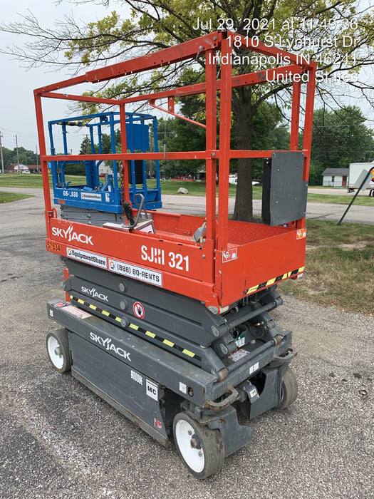 2016 Skyjack SJIII-3219 Standard Rental Specs