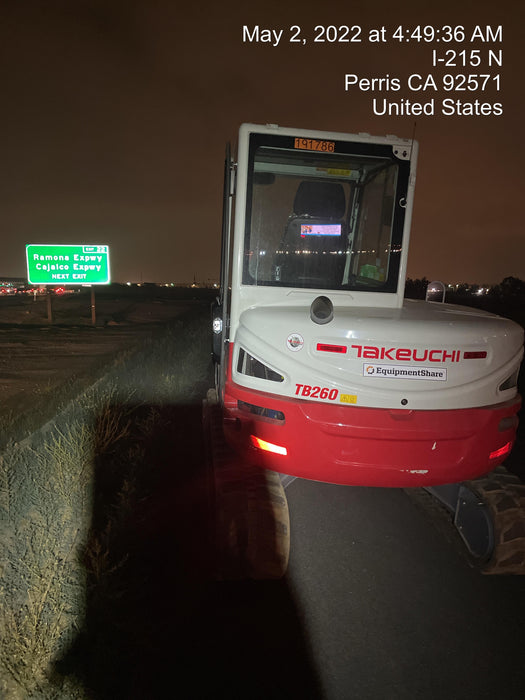 2021 TAKEUCHI TB260-CR