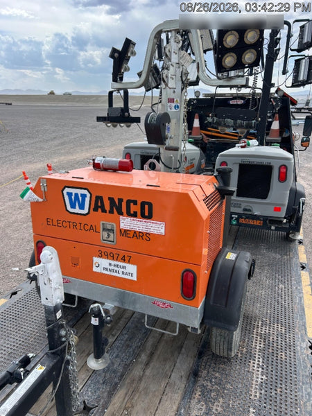 2024 Wanco WLTT-4MM4K Diesel, Deep Sea Controller, Shore Power Plug, Auto Start, (4) 350W LED Floodlights, 4kW Generator, 60 Gal Fuel Tank, 2" Ball, T3