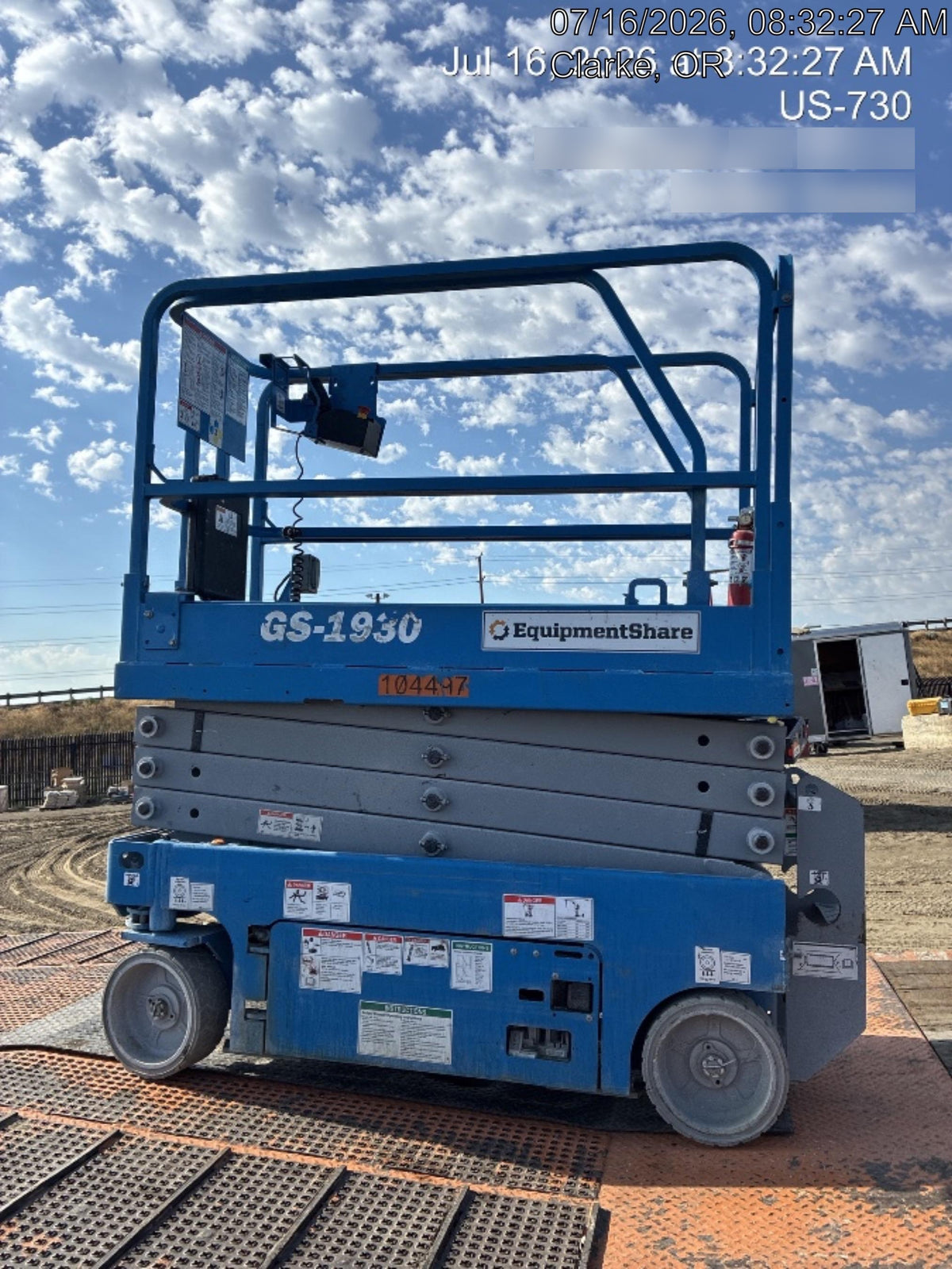 2020 Genie GS-1930 Standard Machine, 800W Inverter