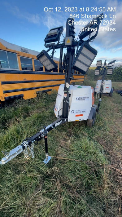 2023 Generac MLT2 Diesel, Flex Switch 120V Input, Powerzone Controller, (4) 320W LED Lights, 4kW Generator, 39.9 Gal Fuel Tank, 2" Ball, T3