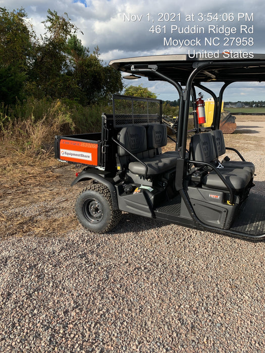 Kubota RTV-X1140W-H Plastic Canopy, Windshield Acrylic Clear, LED Strobe Light, Wire Harness Kit, Back up Alarm