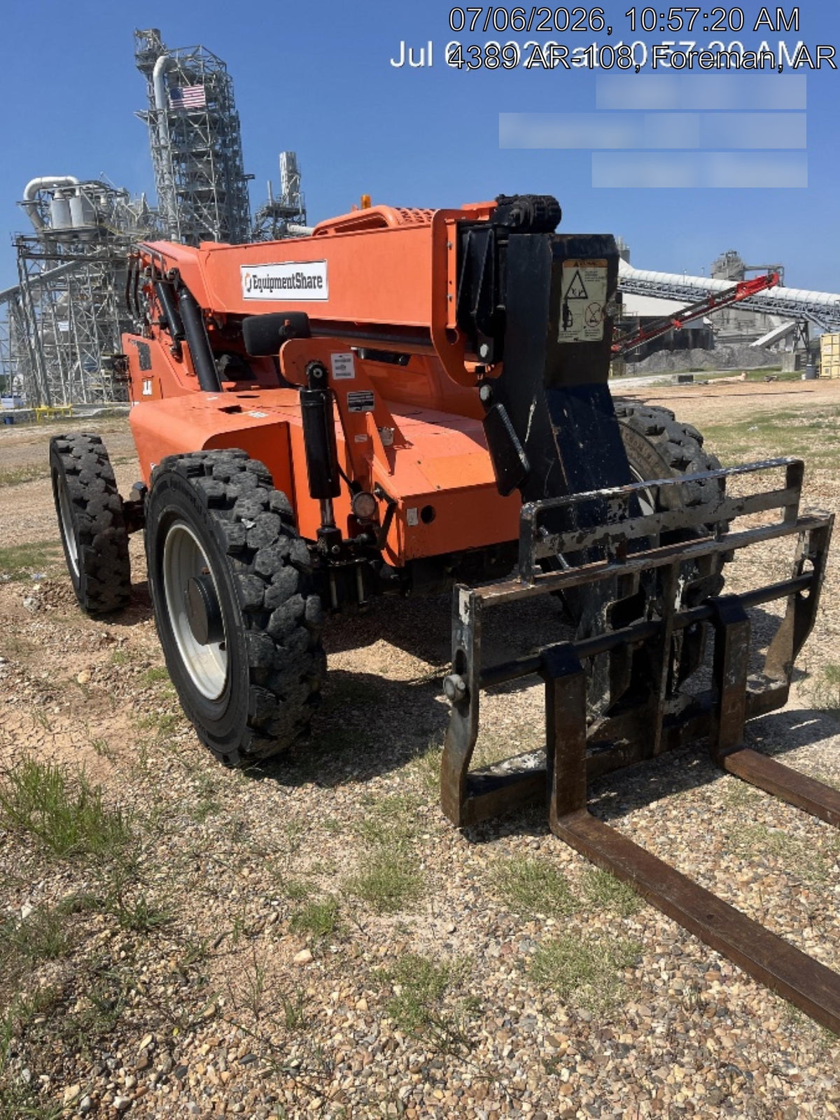 2019 Skytrak 6036 Canopy, Solid Tires, LED Work Lights, Beacon 50" Carriage, 48" Pallet Forks