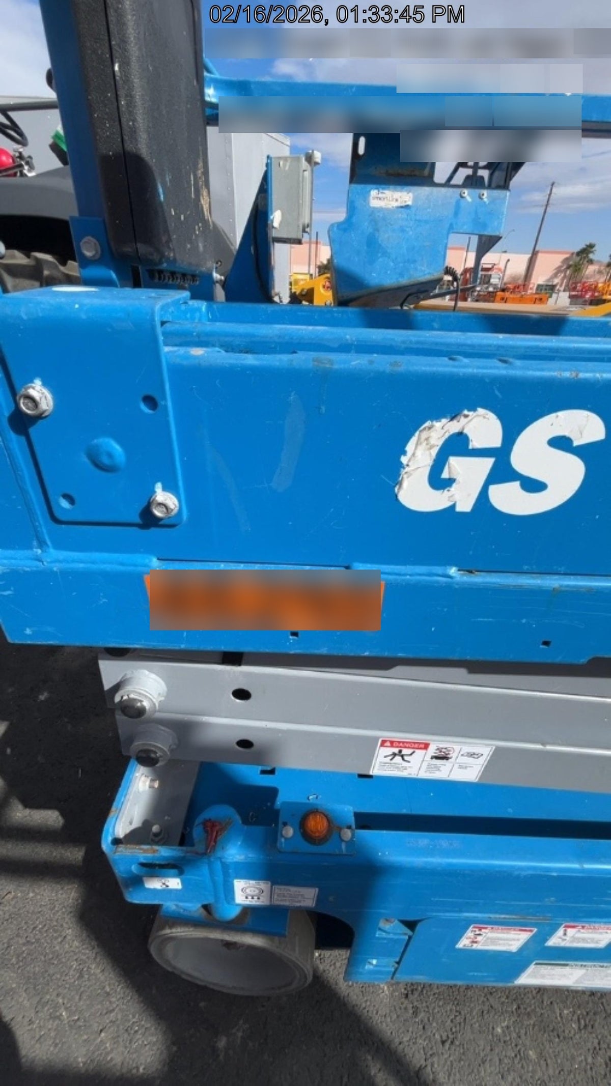 2019 Genie GS-1930 Fixed rails with chain Entry