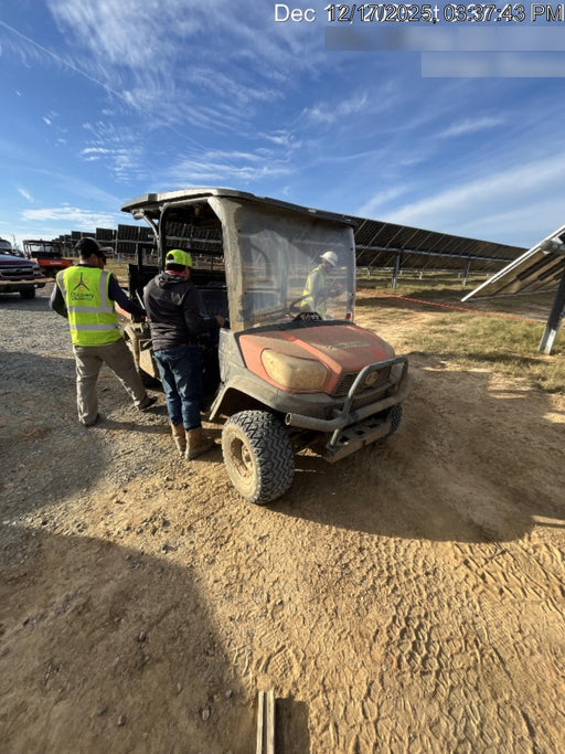 2021 Kubota RTV-X1140W-H Plastic Canopy, Windshield Acrylic Clear, LED Strobe Light, Wire Harness Kit, Back up Alarm