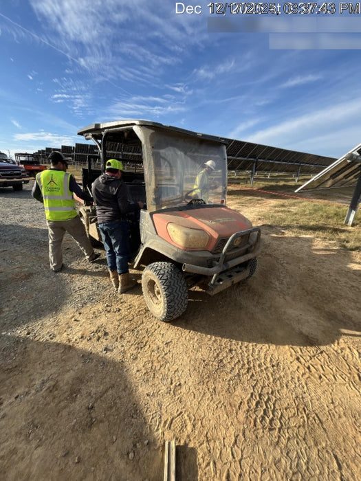2021 Kubota RTV-X1140W-H Plastic Canopy, Windshield Acrylic Clear, LED Strobe Light, Wire Harness Kit, Back up Alarm