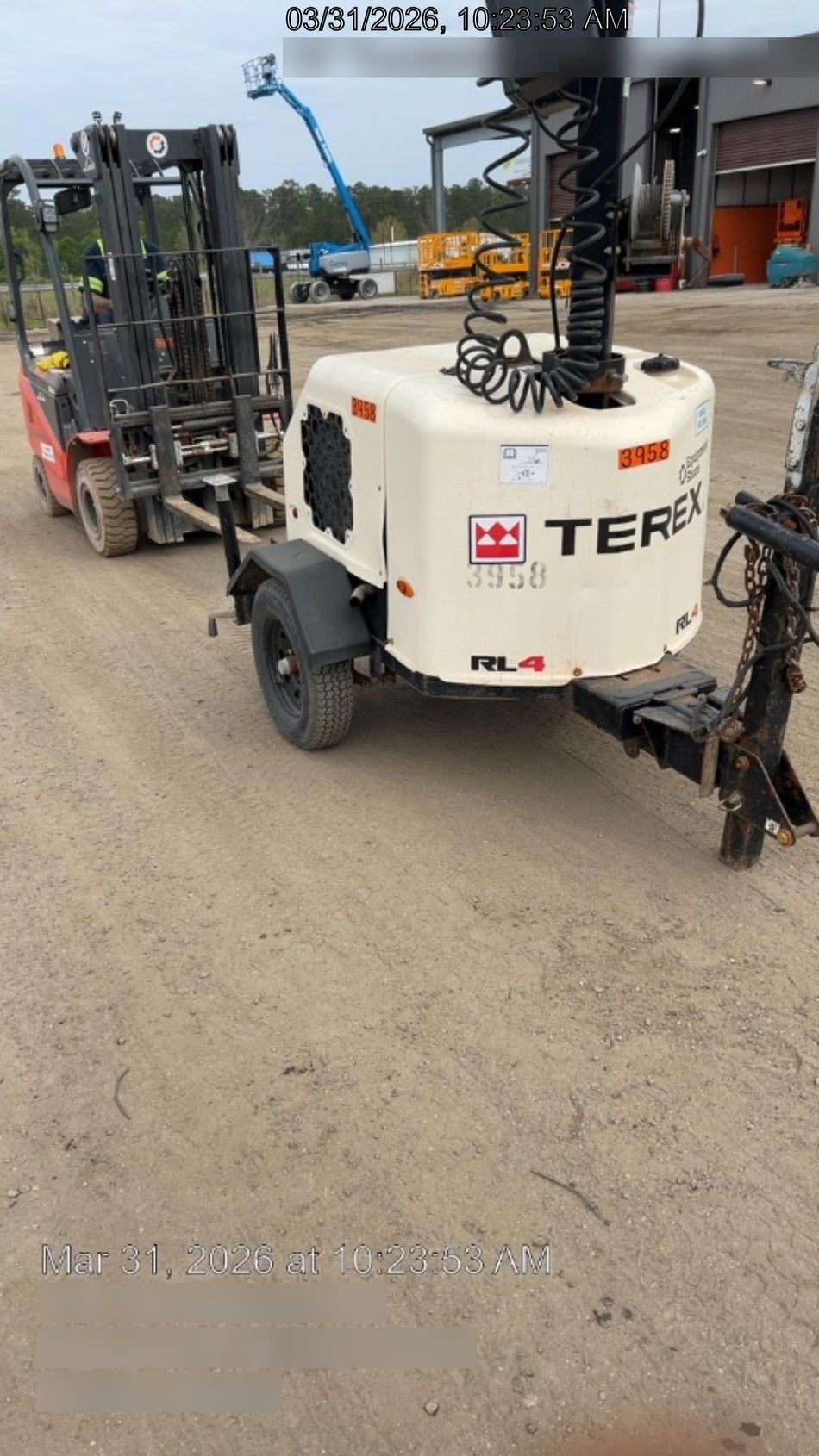 Genie RL4V2 RL4V2- 6KW, 60 HZ GENERATOR W 10.7 HP KOHLER DIESEL