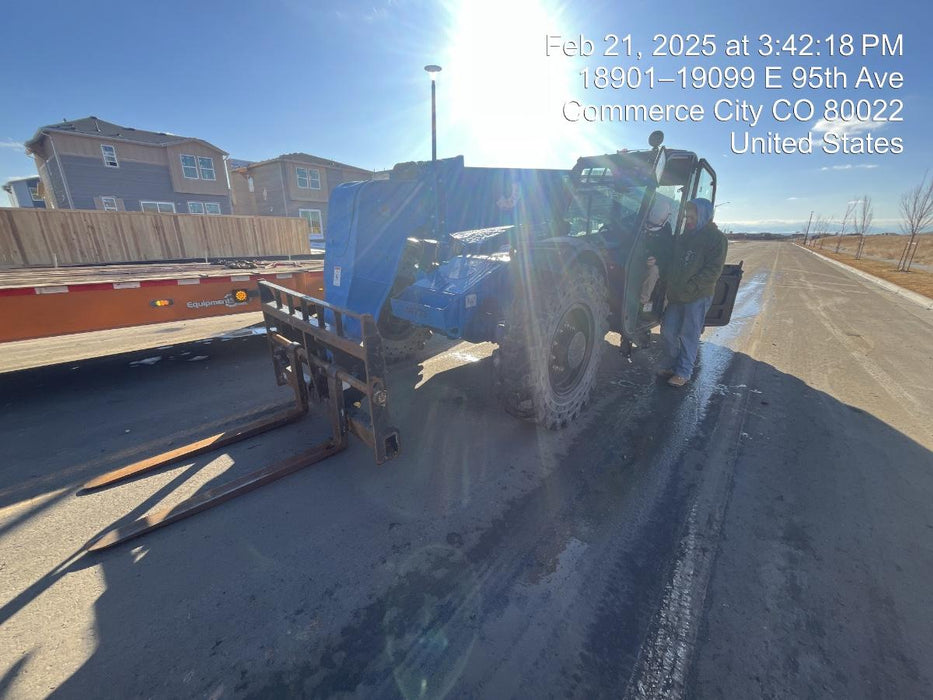 2019 Genie GTH-844 Cab/Heat/AC, Solid RT Tires, LED Work Lights, Beacon 60" QA Carriage, 48" Forks