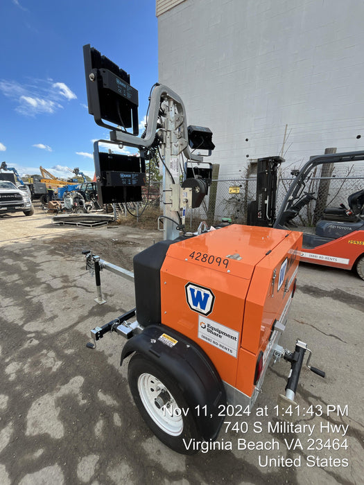 2024 Wanco WLTT-4MM4K Diesel, Deep Sea Controller, Shore Power Plug, Auto Start, (4) 350W LED Floodlights, 4kW Generator, 60 Gal Fuel Tank, 2" Ball, T3