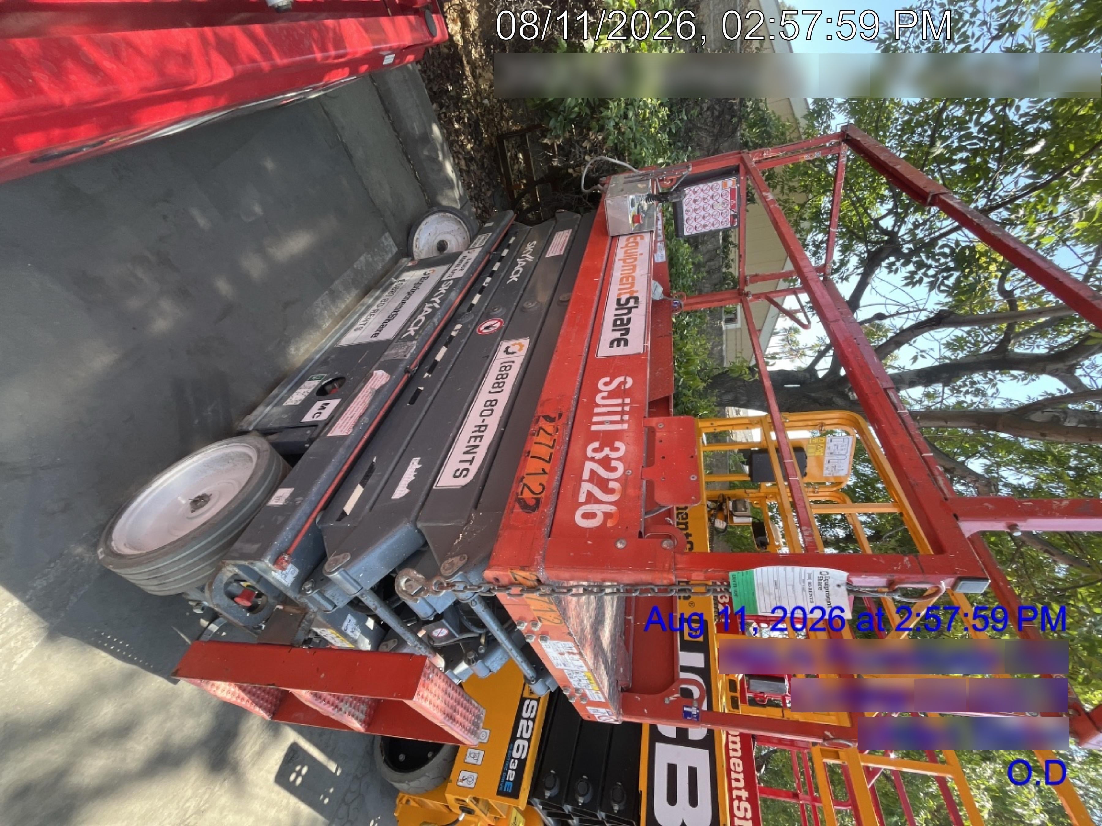 2019 Skyjack SJIII-3226 Standard Options