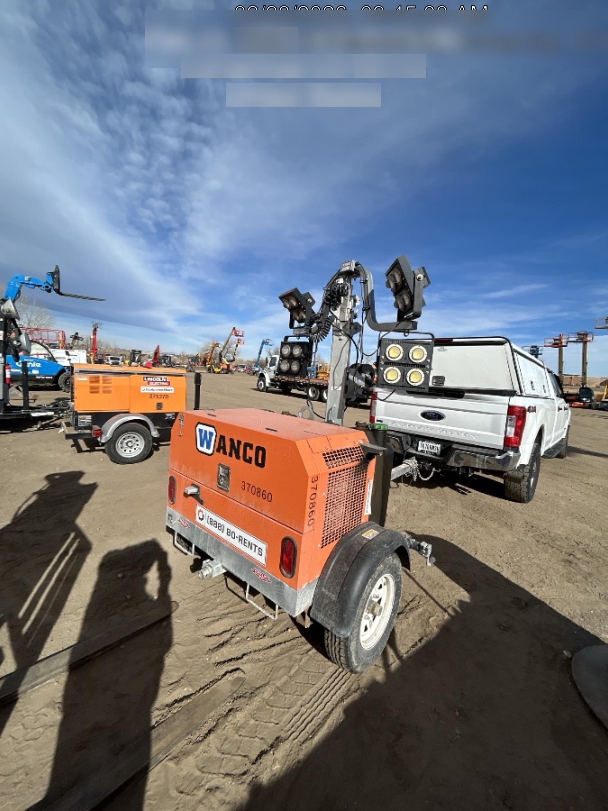 2023 Wanco WLTT-4MM4K Diesel, Deep Sea Controller, Shore Power Plug, Auto Start, (4) 350W LED Floodlights, 4kW Generator, 60 Gal Fuel Tank, 2" Ball, T3