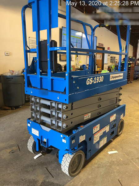 2020 Genie GS-1930 Fixed rails with chain entry gate - Pre A92.20