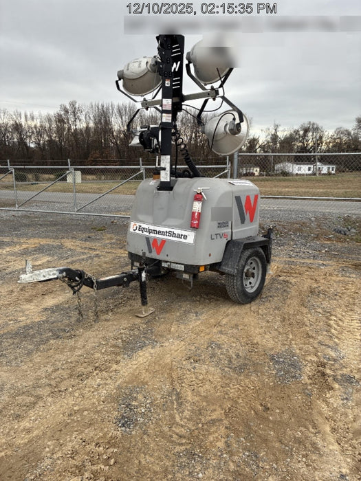 2019 Wacker Neuson LTV6L-MH Mobile Light Tower w/Fuel Level Sensor Installed