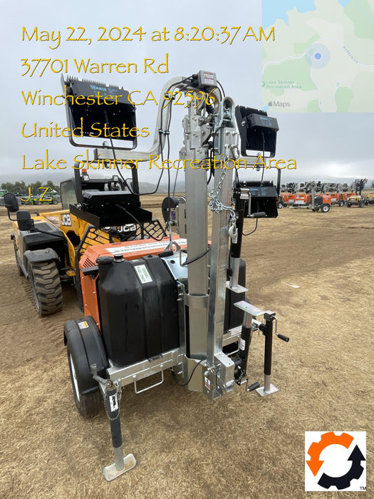 2024 Wanco WLTT-4MM4K Diesel, Deep Sea Controller, Shore Power Plug, Auto Start, (4) 350W LED Floodlights, 4kW Generator, 60 Gal Fuel Tank, 2" Ball, T3