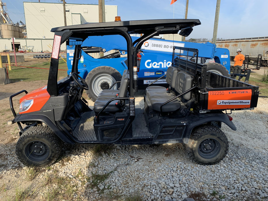 Kubota RTV-X1140W-H 4WD, LED Strobe, Windshield Acrylic Clear, Plastic Canopy, Wire Harness Kit, Backup Alarm