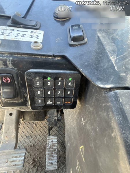 2018 Genie GTH-844 Genie GTH-844 w/Open ROPS, Solid Tires, beacon/work lights, 60" carriage/forks