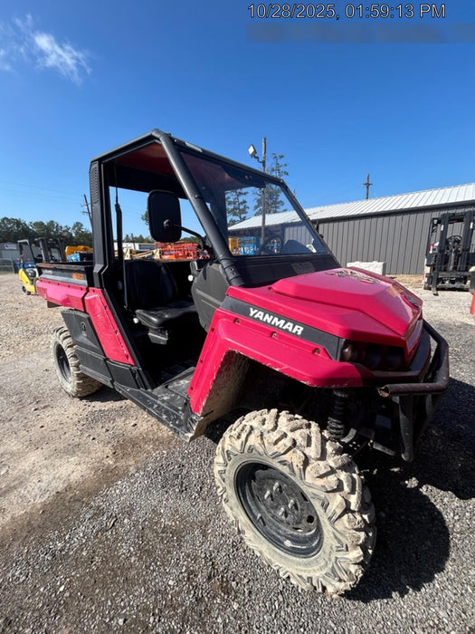 2021 Yanmar YU1000 Canopy, Steel Wheel, Poly WindShield, Beacon, Backup Alarm