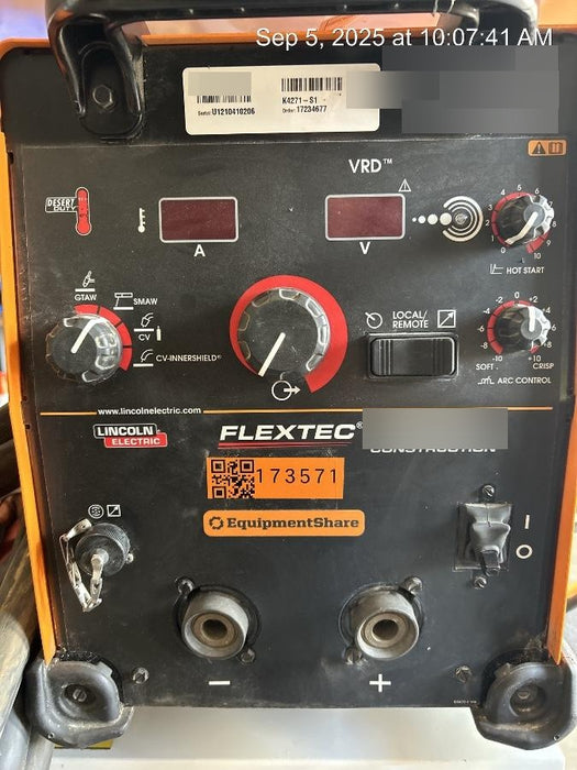 2021 LINCOLN ELECTRIC FLEXTEC 350X