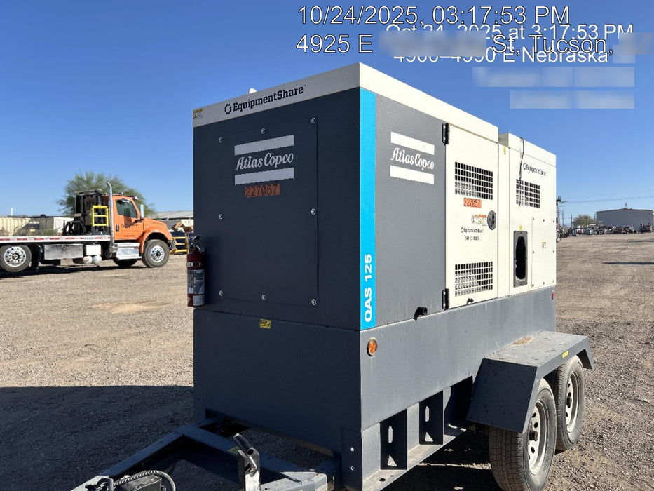2022 ATLAS COPCO QAS 125