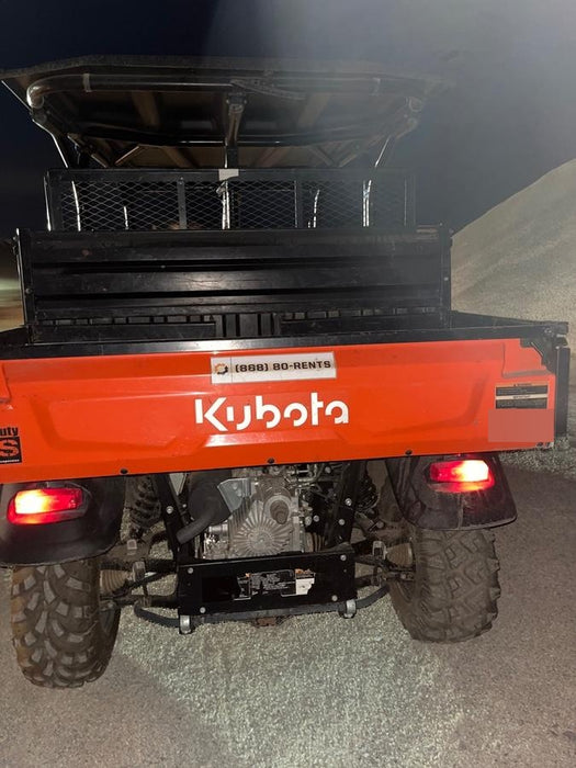 2022 Kubota RTV-X1140W-H Plastic Canopy, Windshield Acrylic Clear, LED Strobe Light, Wire Harness Kit, Back up Alarm