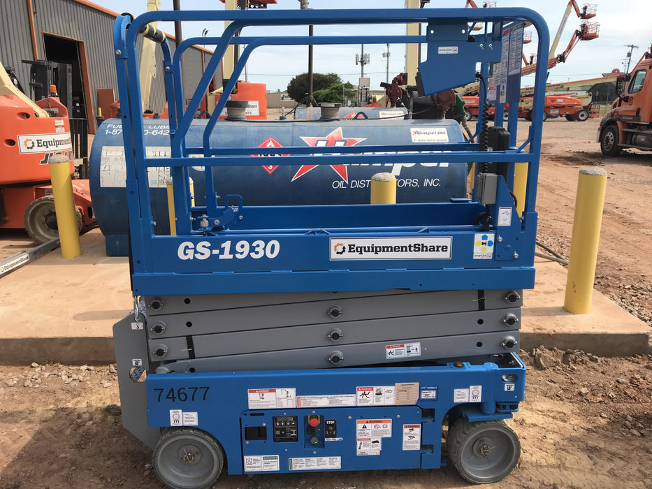 2020 Genie GS-1930 Fixed rails with chain entry gate - Pre A92.20