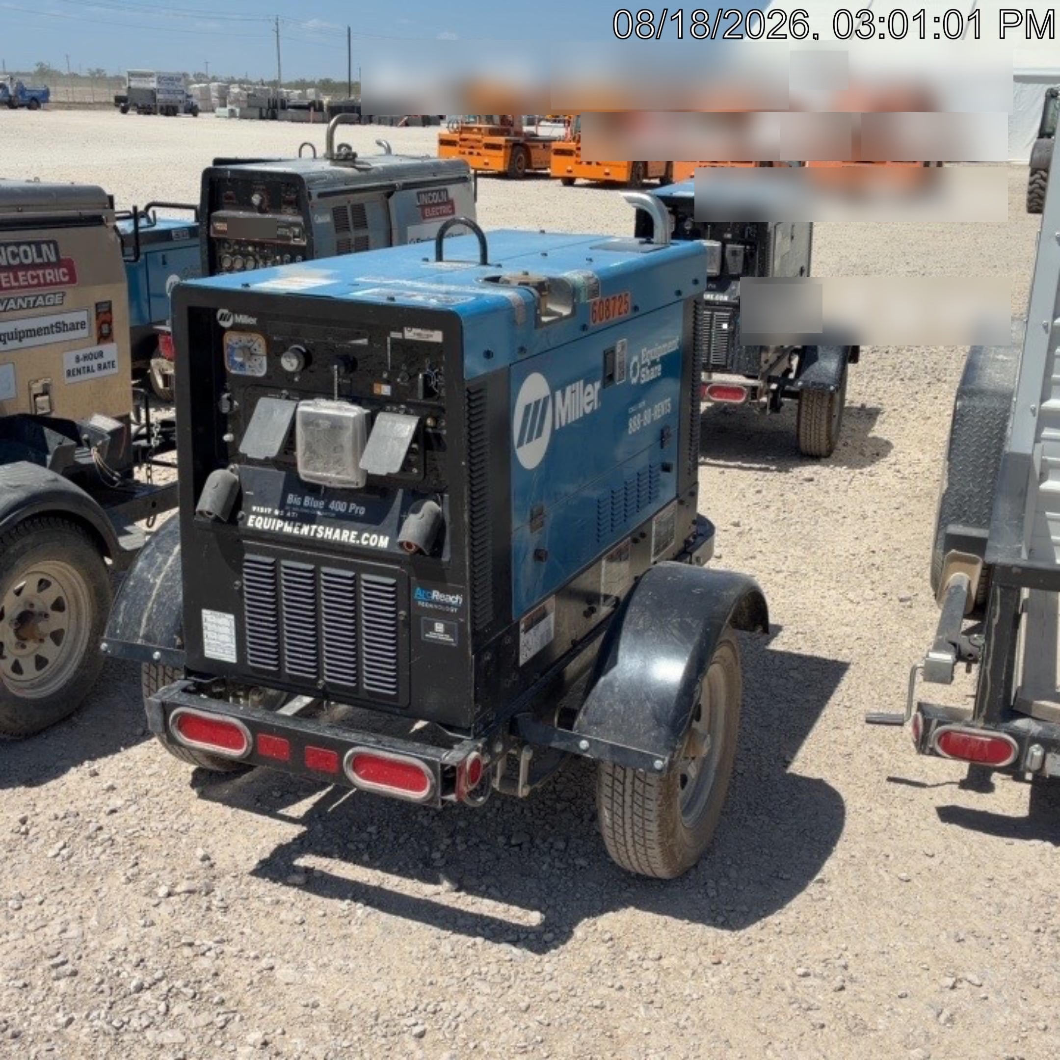 2025 MILLER ELECTRIC BIG BLUE 400