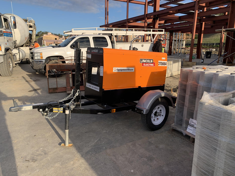 2022 Lincoln Electric LE400 Kubota V1505, Trlr, Cable Rack, Light Kit, ES Decals, T3