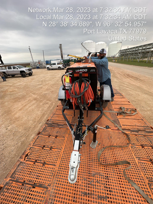 2022 Lincoln Electric LE400 Kubota V1505, Trlr, Cable Rack, Light Kit, ES Decals, T3