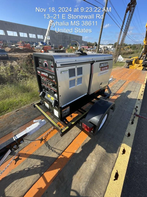 2024 Lincoln Electric LE400 Kubota V1505, Trlr, Cable Rack, Light Kit, ES Decals, T3