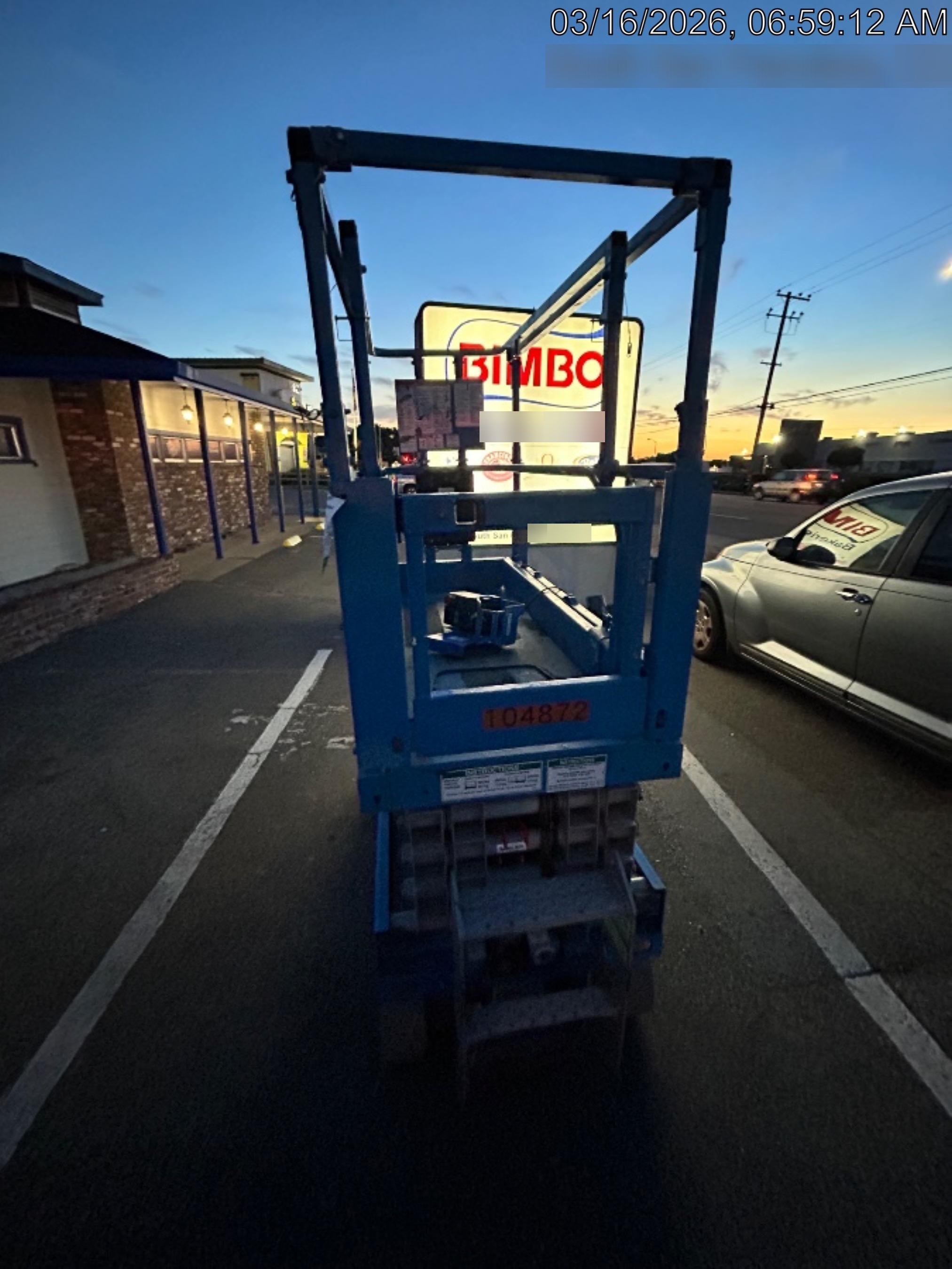 2020 Genie GS-1930 Solid Non Marking Tires, Beacon, Folding rails with half height swing gate, 800W Inverter