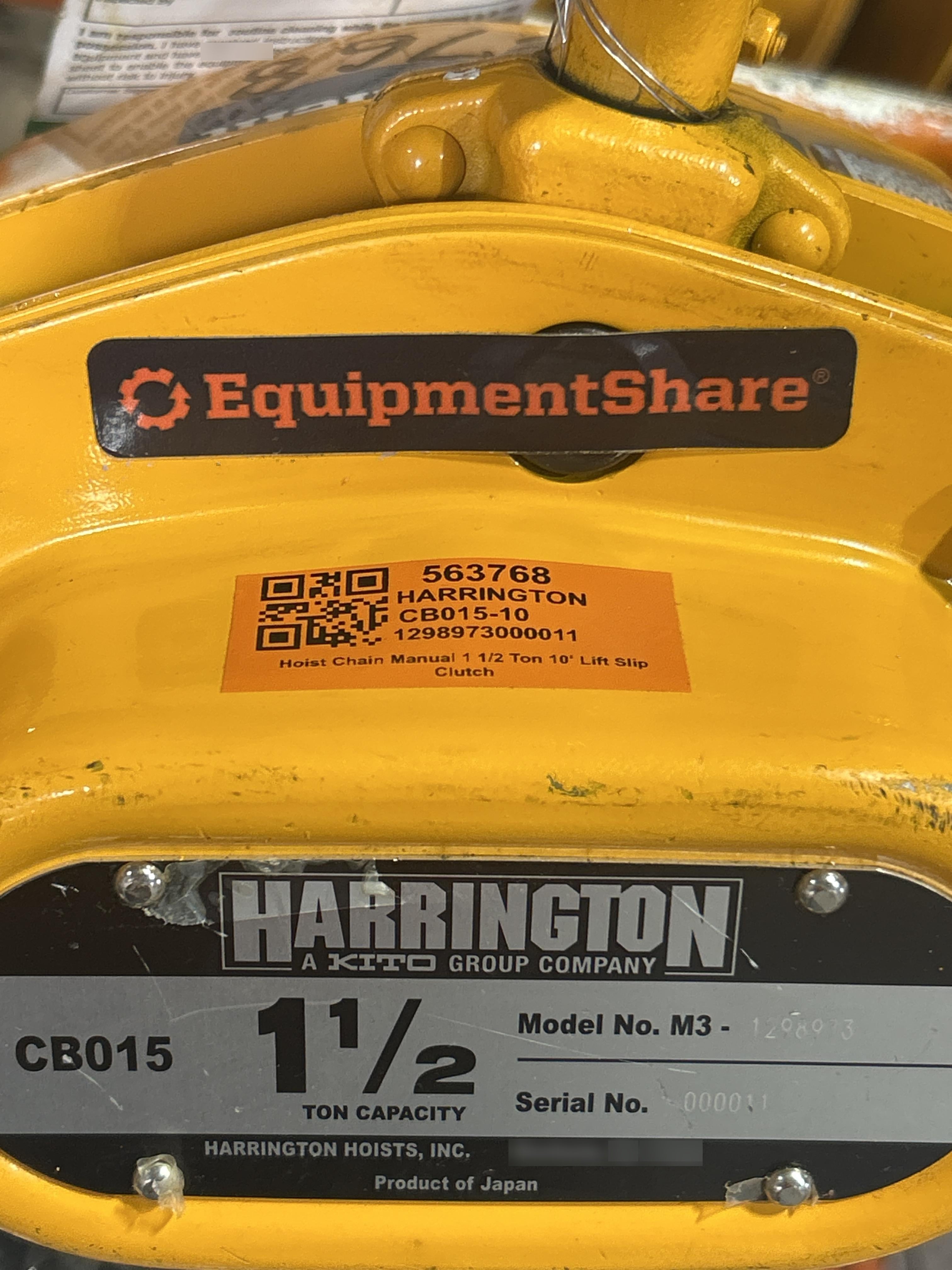 2025 HARRINGTON CB015-10