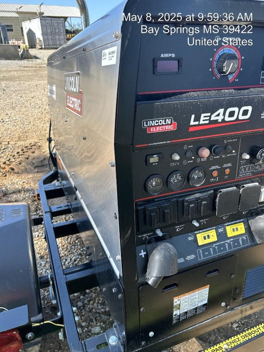 2024 Lincoln Electric LE400 Kubota V1505, Trlr, Cable Rack, Light Kit, ES Decals, T3