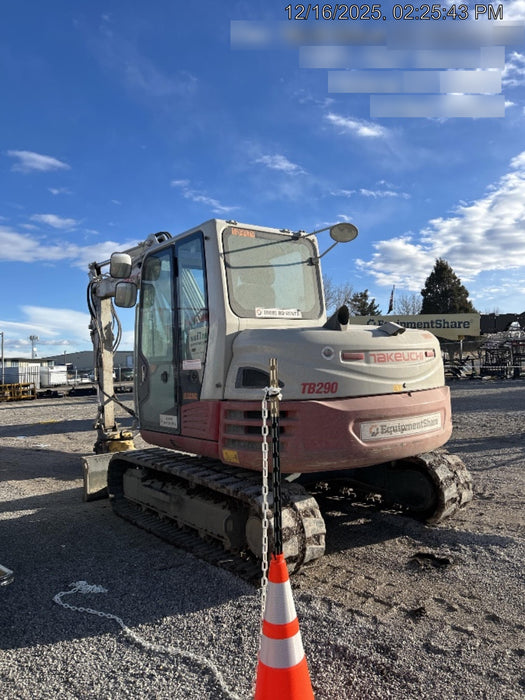 2020 Takeuchi TB290C Cab/Heat/Air, Rubber Tracks, Manual TAG QC