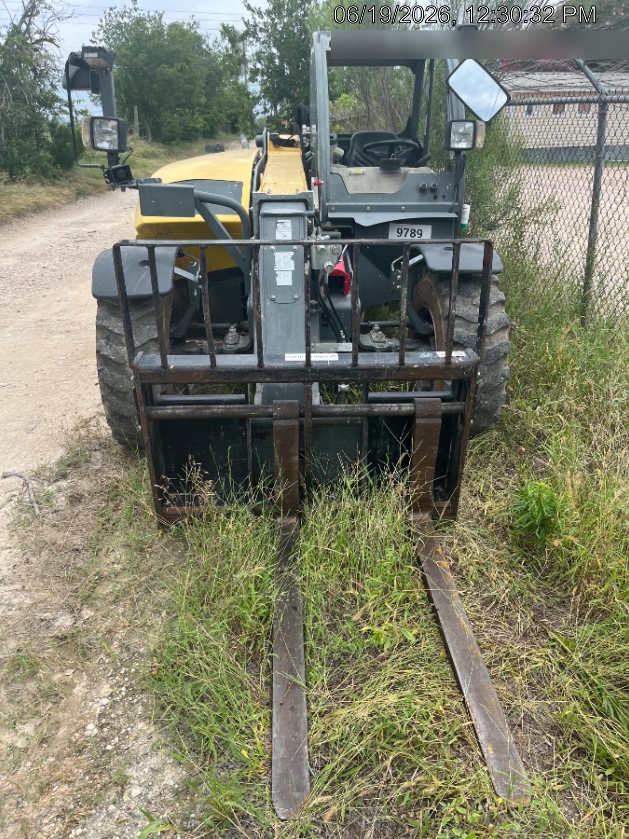 2018 Wacker Neuson TH627 Wacker Neuson TH627 Telehandler w/Canopy, Solid Tires, 48" Carriage and Forks