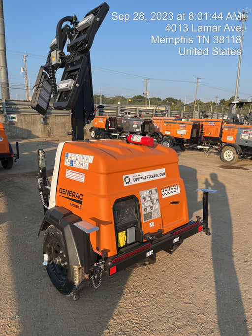 2023 Generac MLT2 Diesel, Flex Switch 120V Input, Powerzone Controller, (4) 320W LED Lights, 4kW Generator, 39.9 Gal Fuel Tank, 2" Ball, T3