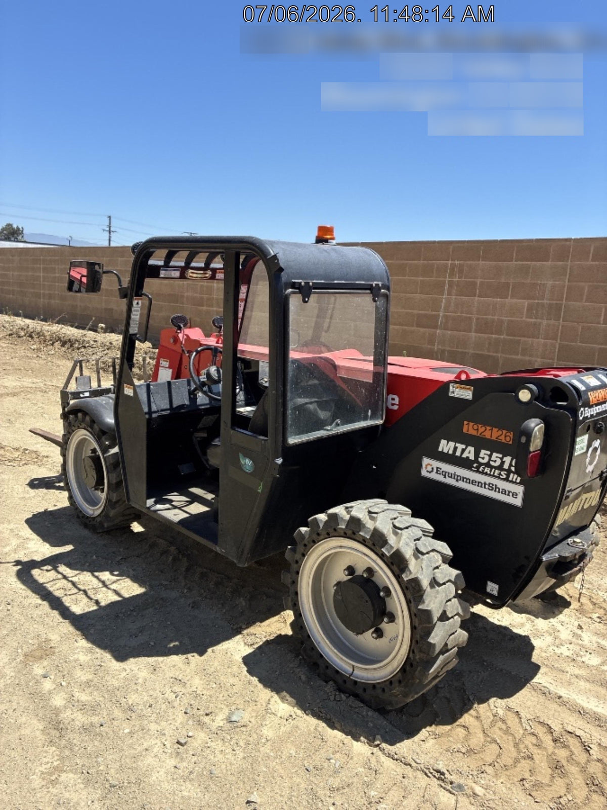 2021 MANITOU MTA5519