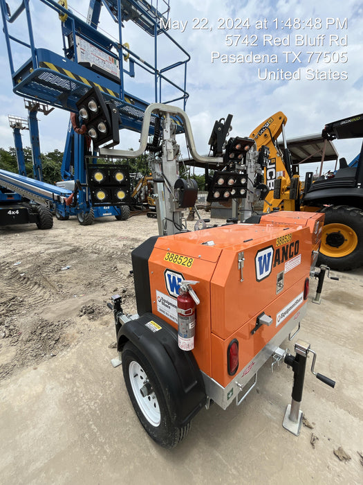 2024 Wanco WLTT-4MM4K Diesel, Deep Sea Controller, Shore Power Plug, Auto Start, (4) 350W LED Floodlights, 4kW Generator, 60 Gal Fuel Tank, 2" Ball, T3