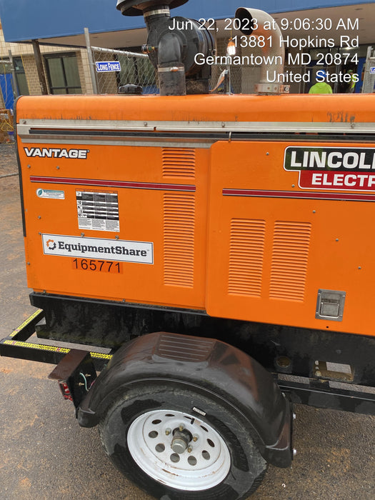 2021 Lincoln Electric Vantage 549X Ready Pak 3, ORANGE (includes trailer, cable rack, fender light kit)