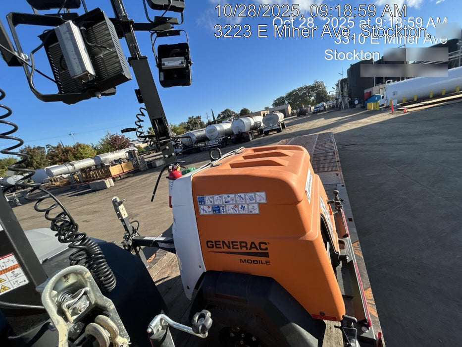 2023 Generac MLT2 Diesel, Flex Switch 120V Input, Powerzone Controller, 
(4) 320W LED Lights, 4kW Generator, 39.9 Gal Fuel Tank, 2" Ball, T3