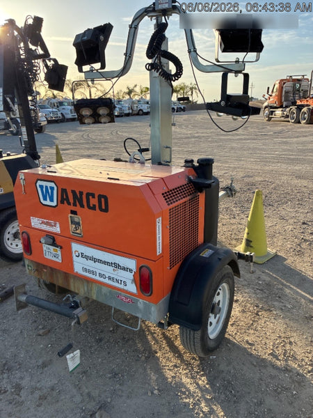 2024 Wanco WLTT-4MM4K Diesel, Deep Sea Controller, Shore Power Plug, Auto Start, (4) 350W LED Floodlights, 4kW Generator, 60 Gal Fuel Tank, 2" Ball, T3