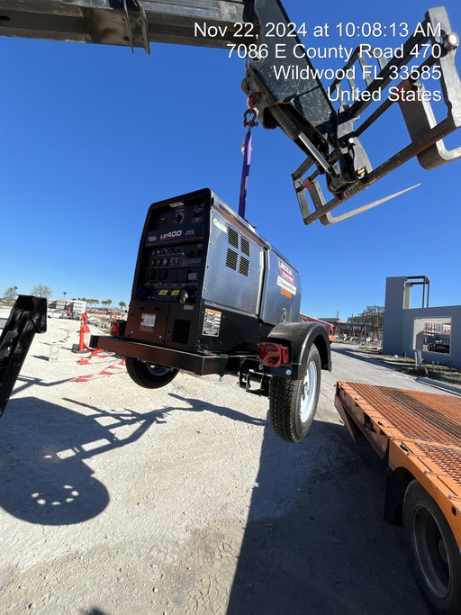 2024 Lincoln Electric LE400 Kubota V1505, Trlr, Cable Rack, Light Kit, ES Decals, T3