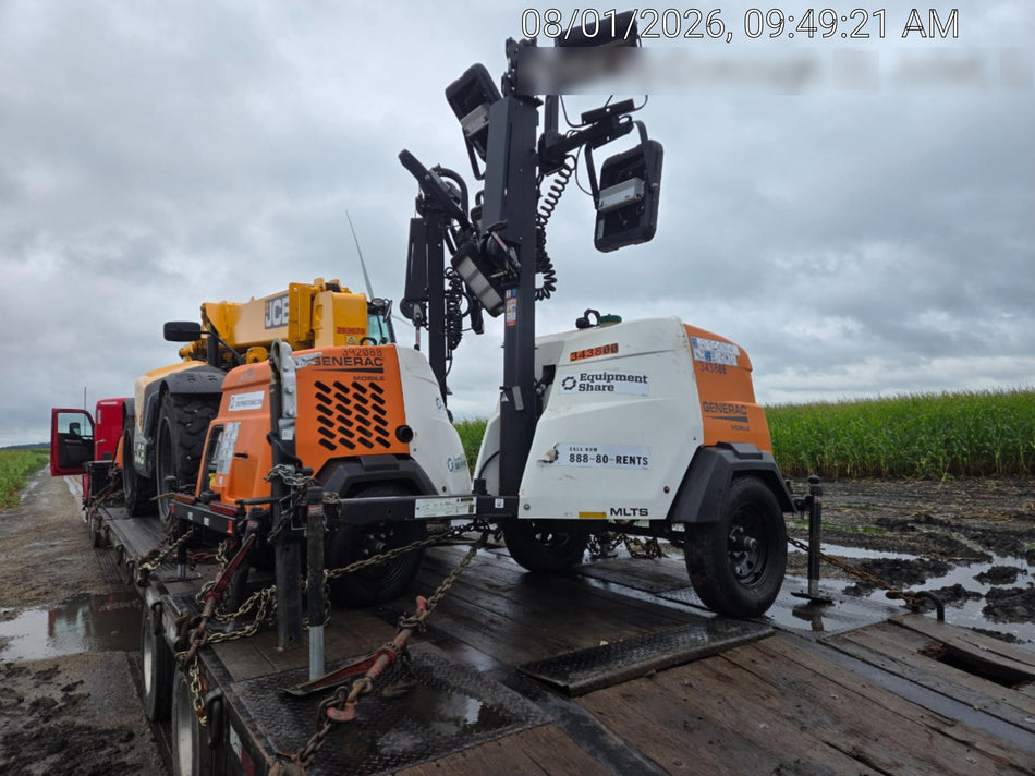 2023 Generac MLT2 Diesel, Flex Switch 120V Input, Powerzone Controller, (4) 320W LED Lights, 4kW Generator, 39.9 Gal Fuel Tank, 2" Ball, T3