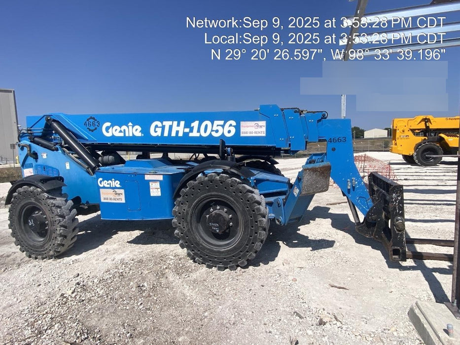 2017 Genie GTH-1056 Genie GTH1056, Solid Tires, 60" carriage, Light Kit, Open ROPS