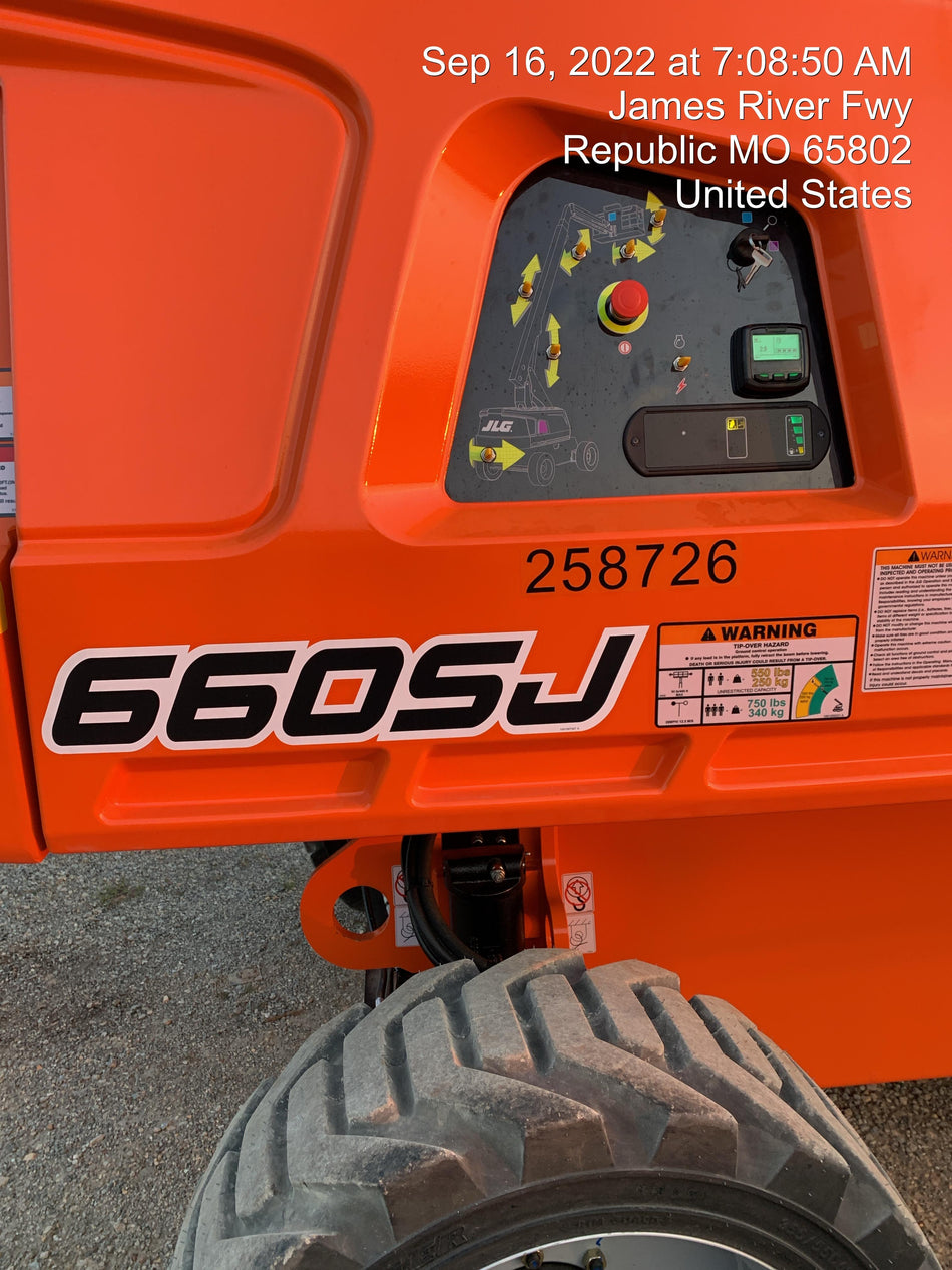 2022 JLG 660SJ