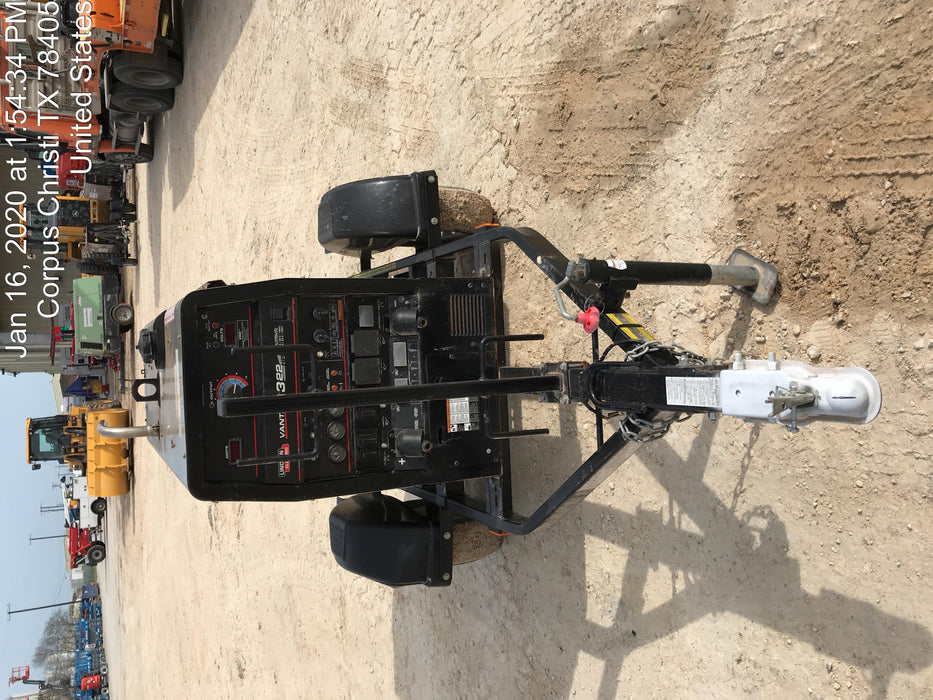 2018 Lincoln Electric Vantage 322 Lincoln Vantage 322 Welder Ready Pak 3 - Vantage 322, Trailer, Fender and light kit, Cable rack