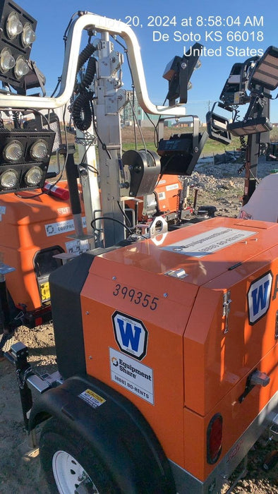 2024 Wanco WLTT-4MM4K Diesel, Deep Sea Controller, Shore Power Plug, Auto Start, (4) 350W LED Floodlights, 4kW Generator, 60 Gal Fuel Tank, 2" Ball, T3